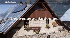 Desktop Screenshot of le-sardonnier.com